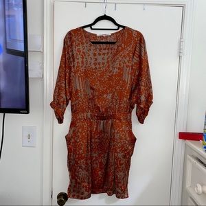 Orange Satin Collective Concepts Dress